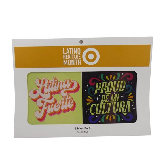 Latino Heritage Month West Emory 2pk Vinyl Cling Vibrant Sticker Pack 7" H x 9.7 - Picture 6 of 7
